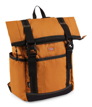 DICKIES Ashville Roll Top Backpack - Brown Duck