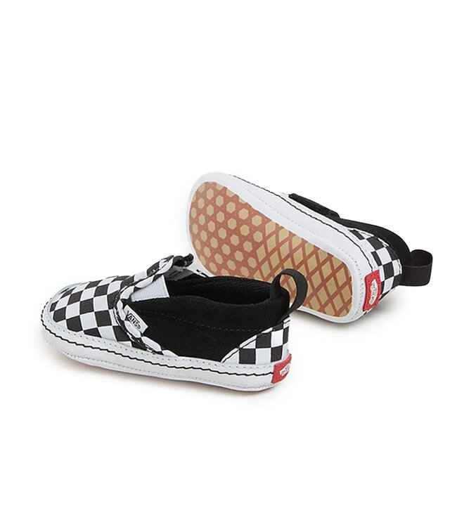 VANS Slip-On V Crib Toddler - Checker True White/Black