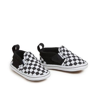 VANS Slip-On V Crib Toddler - Checker True White/Black