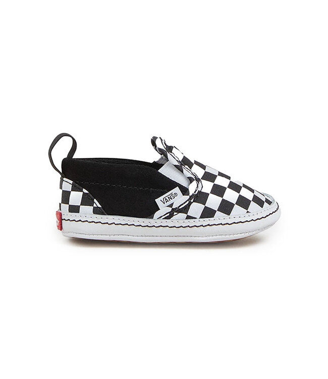 VANS In Slip-On V Crib Toddler - Checker True White/Black
