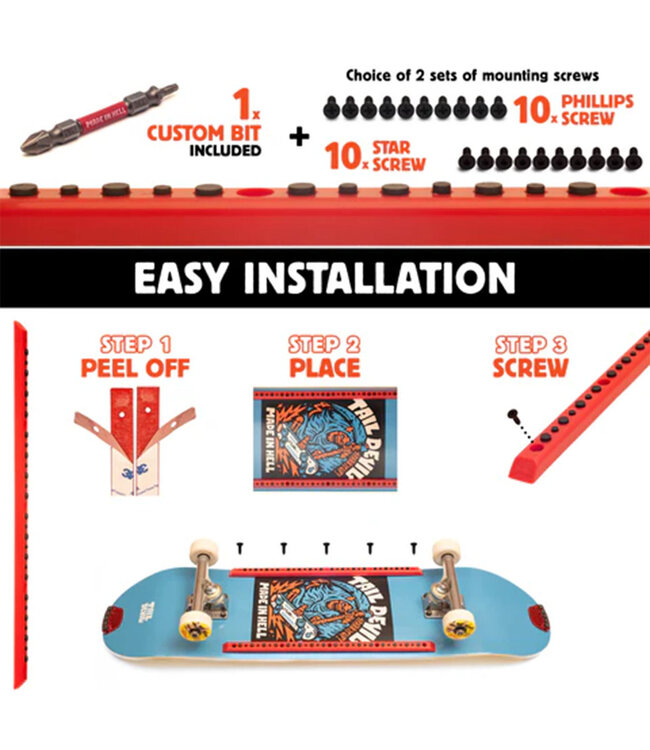 TAIL DEVIL Rail Devils - Red