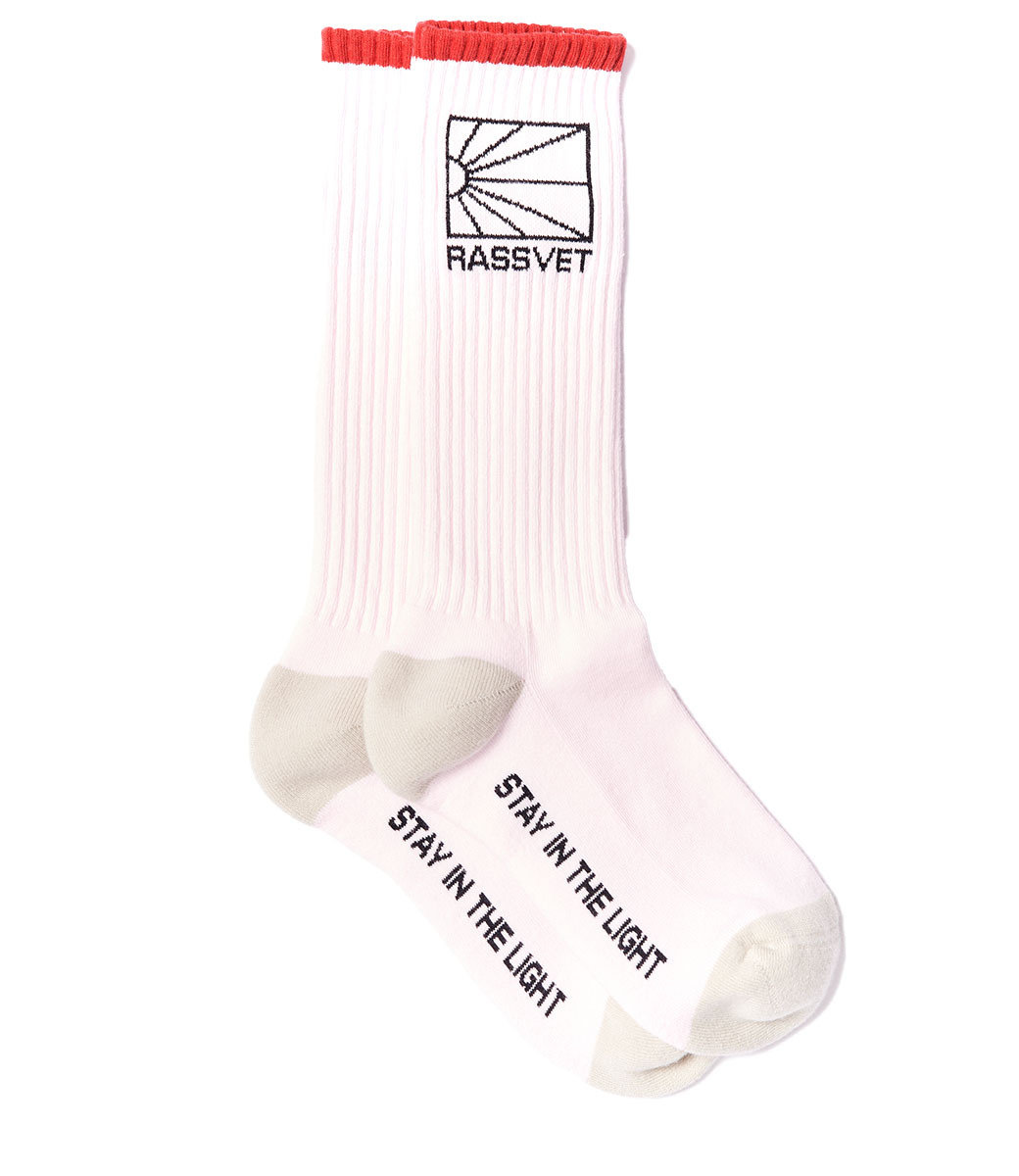 RASSVET Logo Socks Knit - Pink