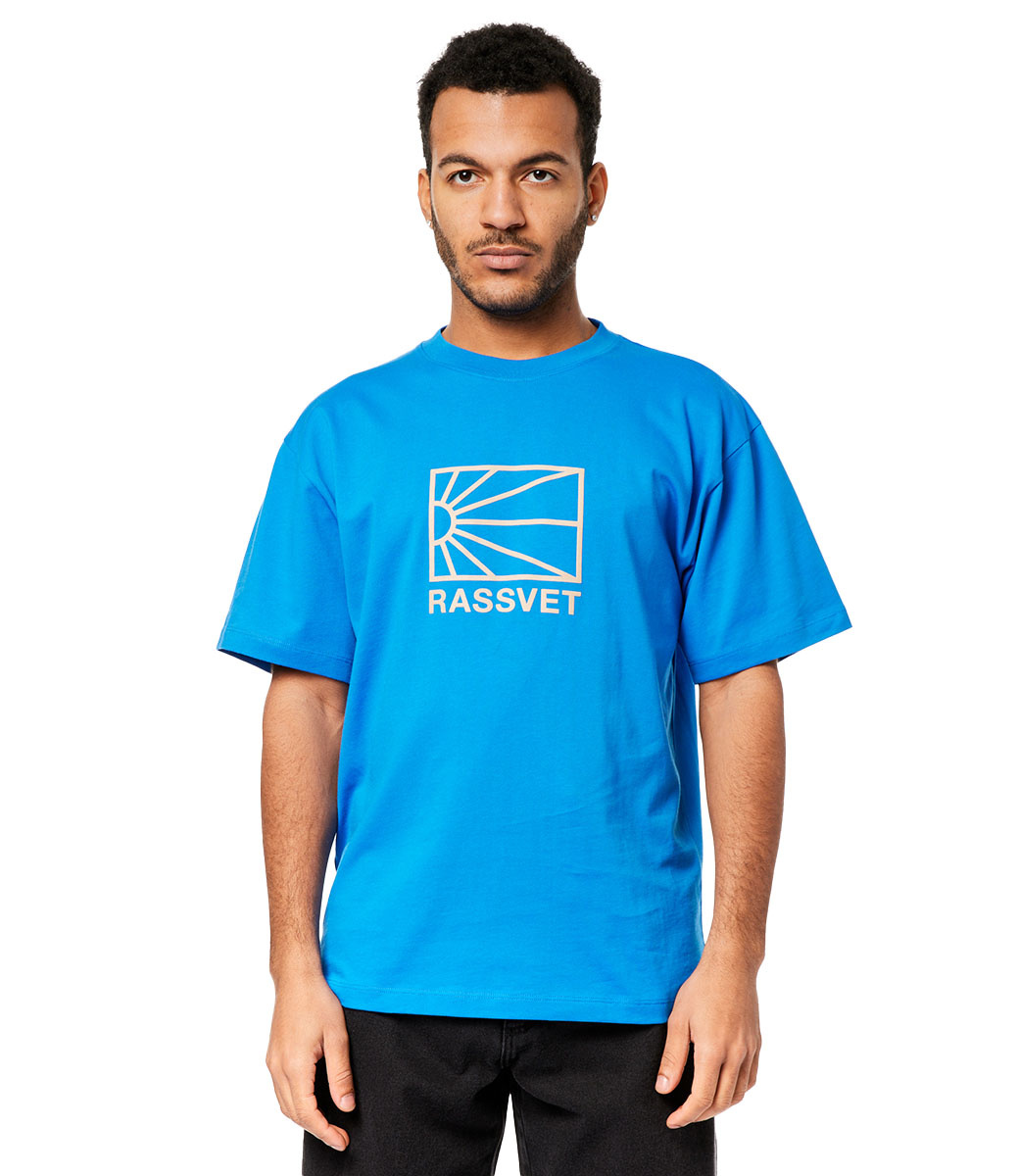 RASSVET Logo Tee Shirt Knit - Blue