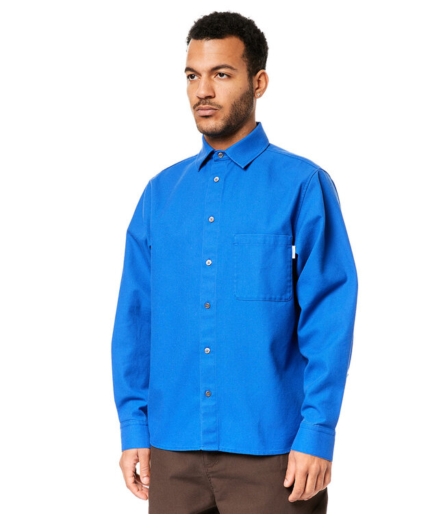 RASSVET Statement Work Shirt Woven - Blue