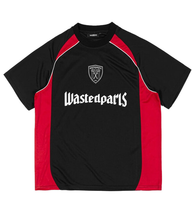 WASTED PARIS Rain Football Shirt - Black