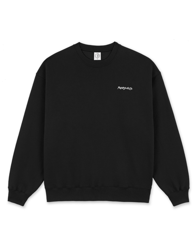 POLAR Dave Crewneck Surf Logo - Black