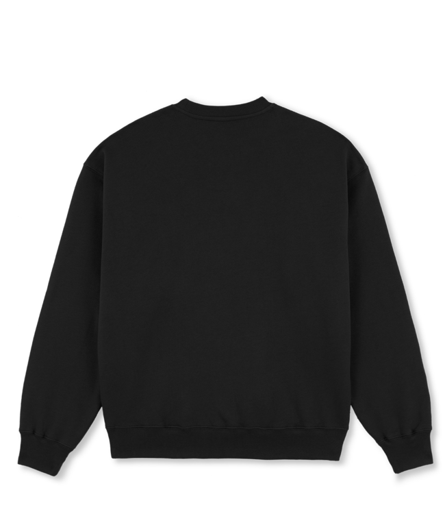 POLAR Dave Crewneck Surf Logo - Black