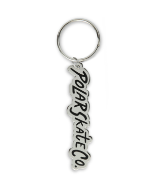 POLAR Key Chain Surf Logo - Silver/Black