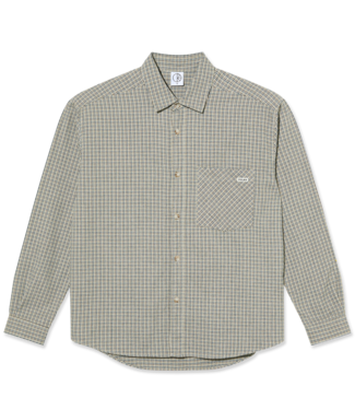 POLAR Mitchell Ls Shirt - Creme Check