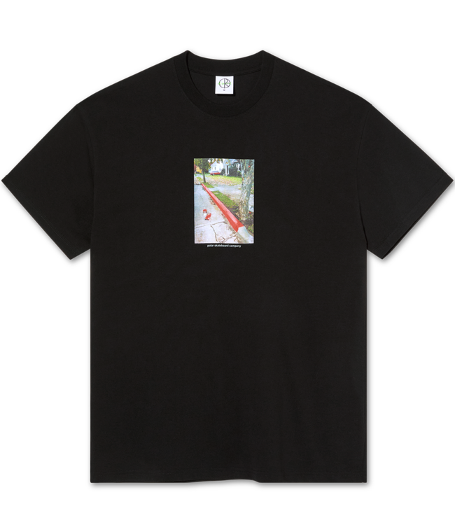 POLAR Red Curb Tee - Black