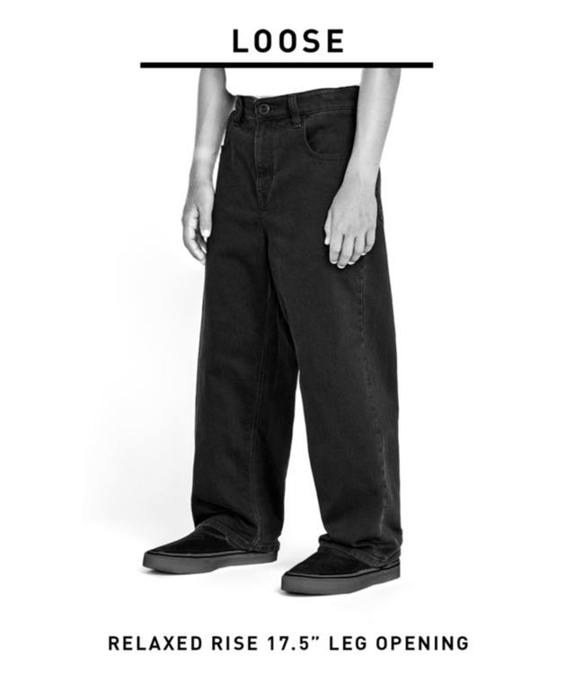 VOLCOM Billow Tall By Denim - Black Out