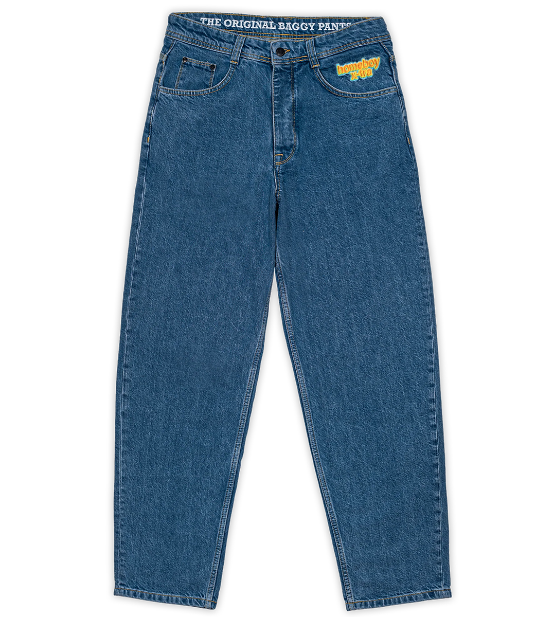 HOMEBOY X-Tra Baggy Denim - Washed Blue