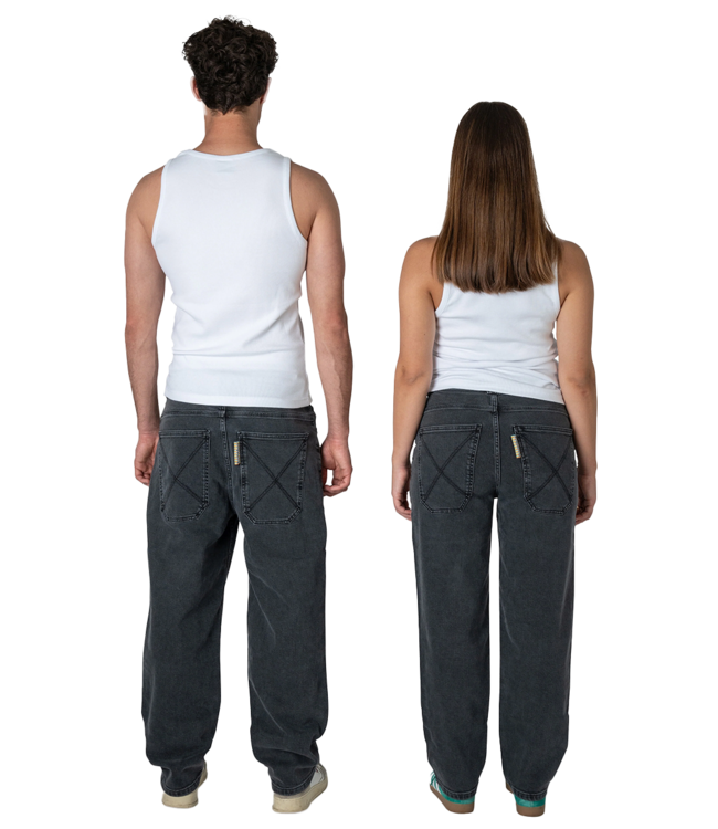 HOMEBOY X-Tra Baggy Denim - Washed Grey