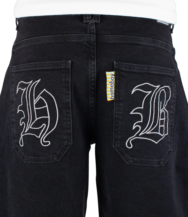 HOMEBOY X-Tra Monster Gothic Denim - Washed Black