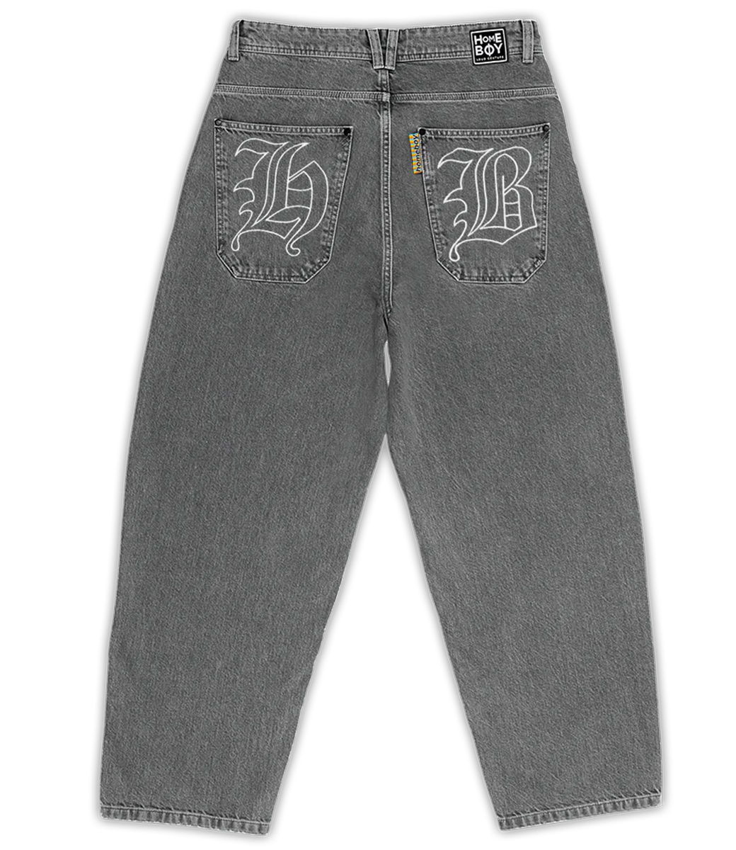 HOMEBOY X-Tra Monster Gothic Denim - Washed Grey