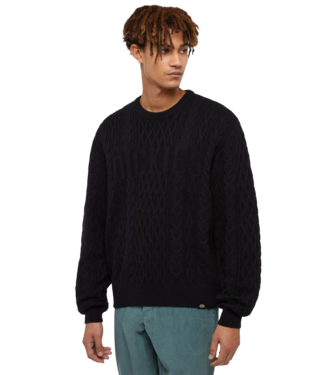 DICKIES Script Cable Sweater - Black