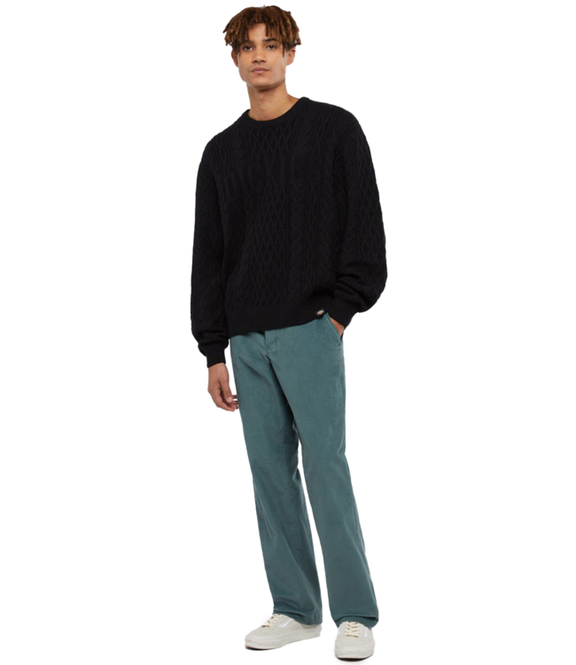 DICKIES Script Cable Sweater - Black