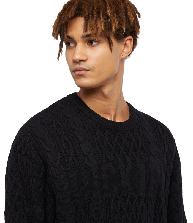 DICKIES Script Cable Sweater - Black