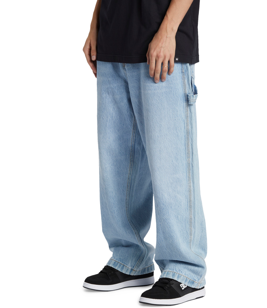 DC Worker Baggy Carpenter Ril - Indigo Light