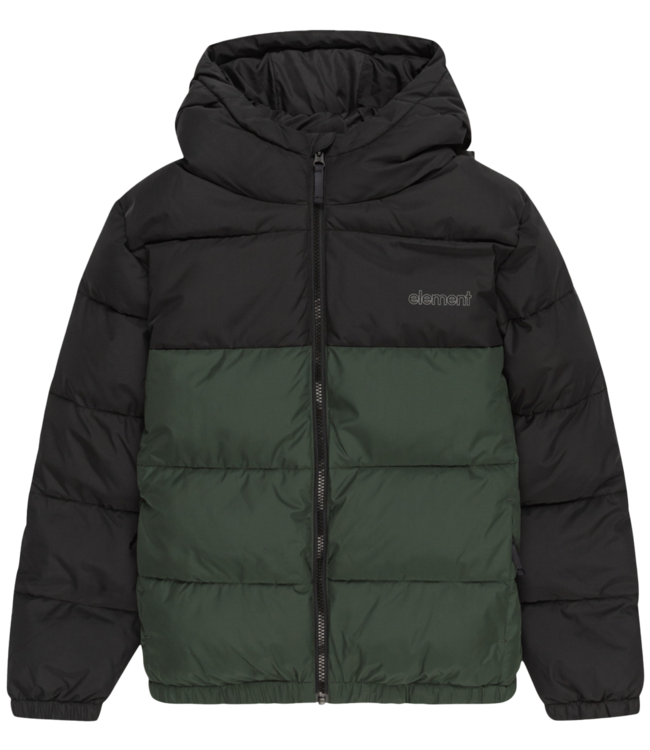 ELEMENT Classic Hooded Puffa - Deep Forest