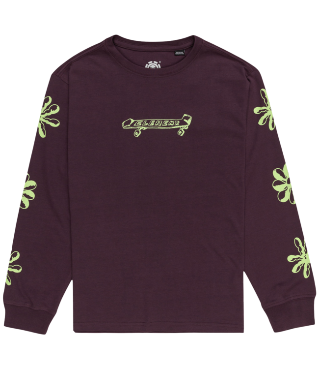 ELEMENT Deck L/S Tee - Plum