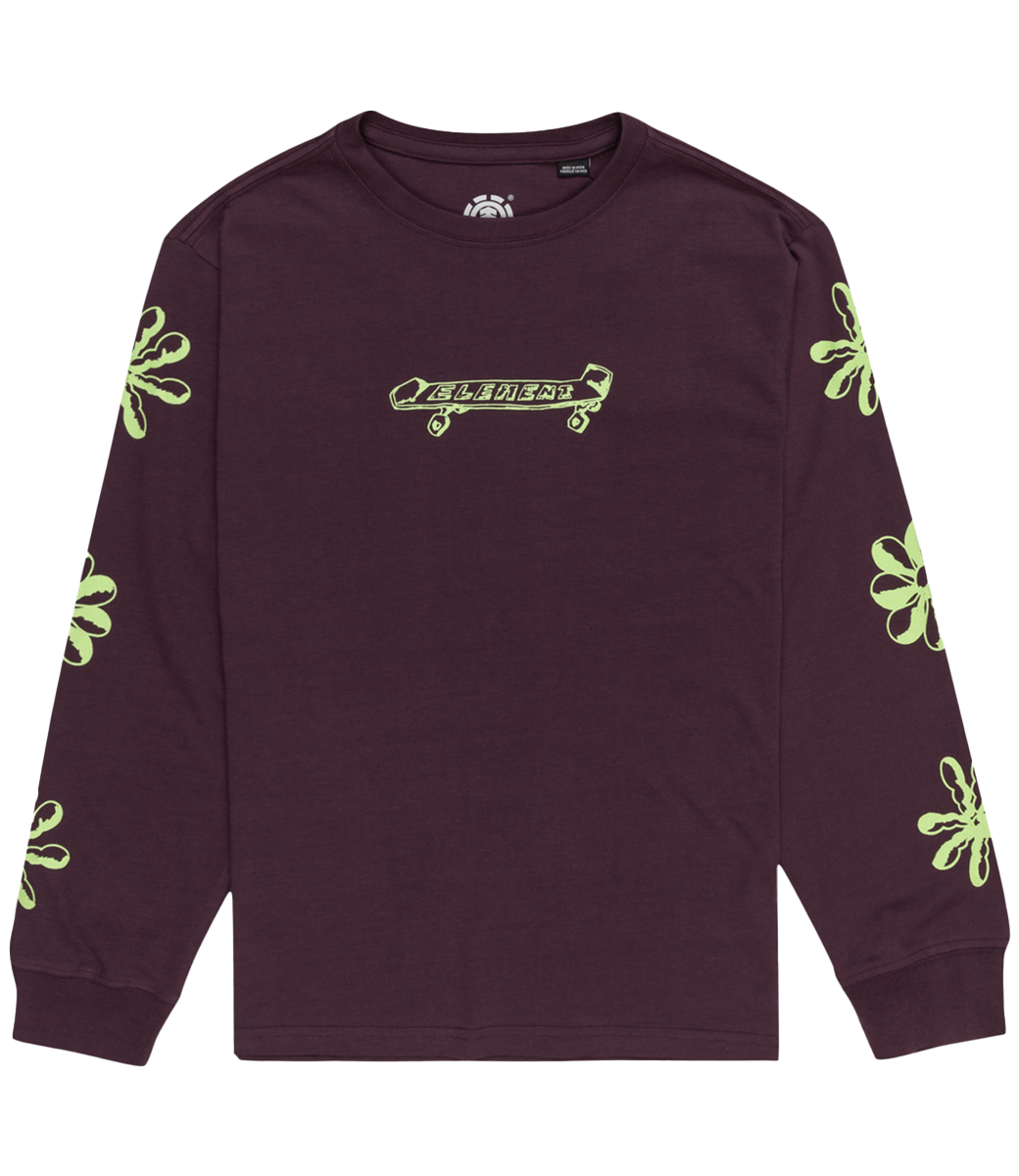 ELEMENT Deck L/S Tee - Plum