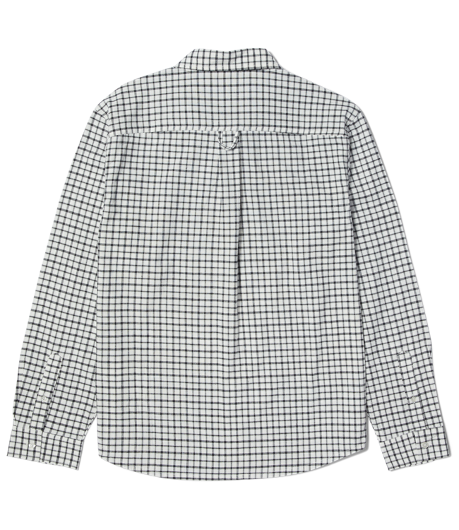 HUF Echo Oxford Plaid Shirt - White