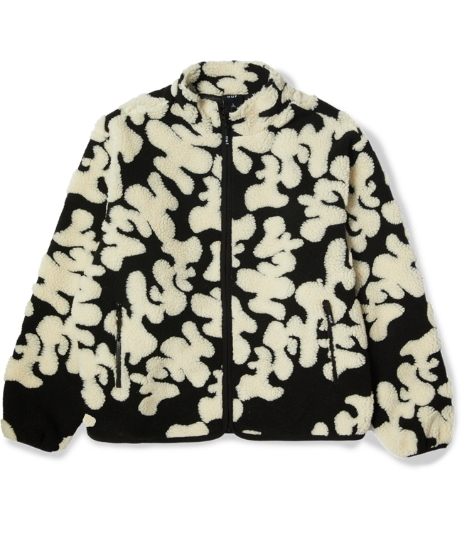 HUF Abstract High Pile Jacket - Black