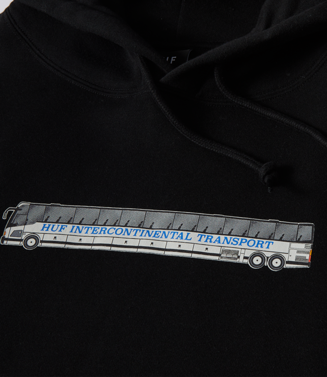HUF Transport Hoodie - Black