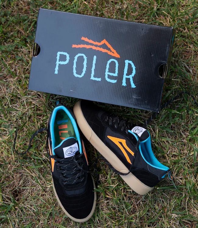LAKAI Cambridge - Black/Multi Suede