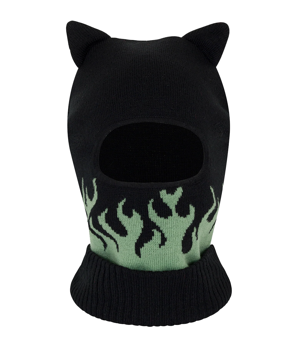 RIPNDIP Volt Kitty Ears Balaclava - Black