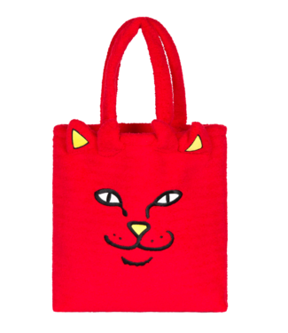 RIPNDIP Lord Devil Fluffy Tote - Red