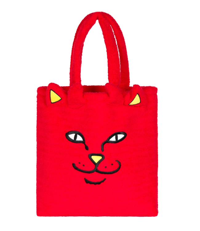 RIPNDIP Lord Devil Fluffy Tote - Red