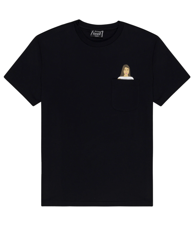 RIPNDIP Flashing Kittys Pocket Tee - Black