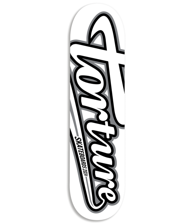 TORTURE SKATEBOARDS Baseball Deck - White