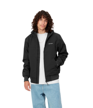 CARHARTT WIP Hooded Sail Jacket - Black/White