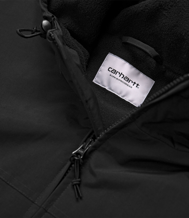 CARHARTT WIP Hooded Sail Jacket - Black/White