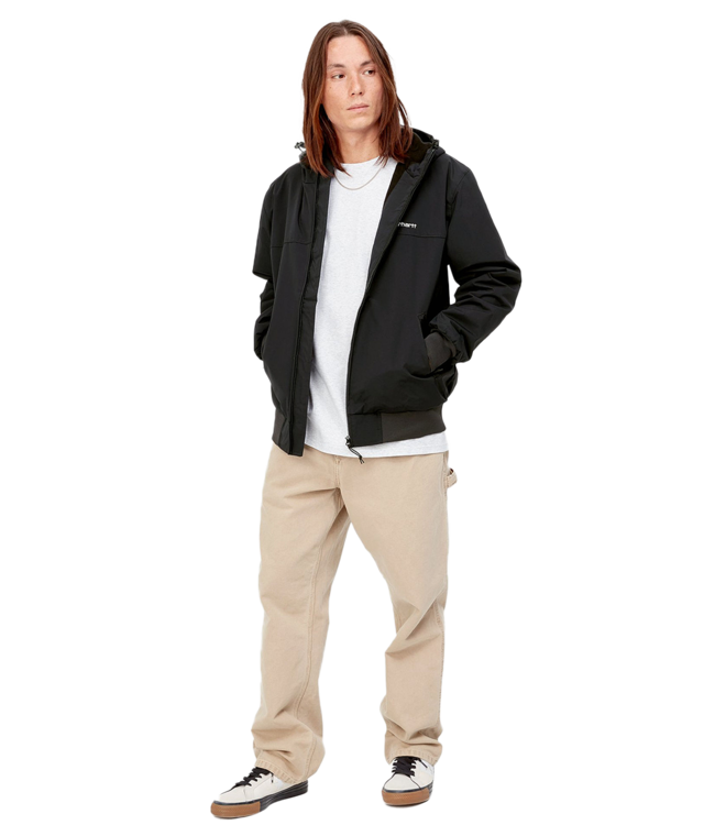 CARHARTT WIP Hooded Sail Jacket - Black/White