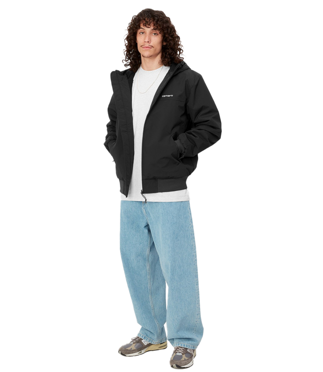 CARHARTT WIP Hooded Sail Jacket - Black/White