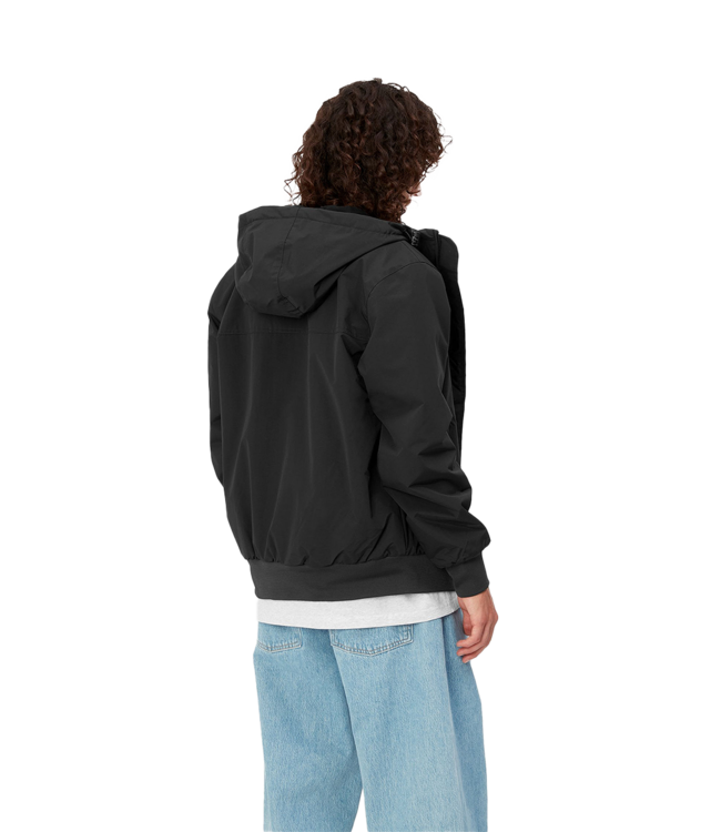 CARHARTT WIP Hooded Sail Jacket - Black/White