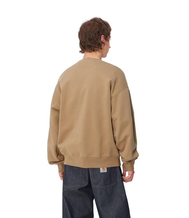 CARHARTT WIP Cross Screw Sweater - Peanut/White