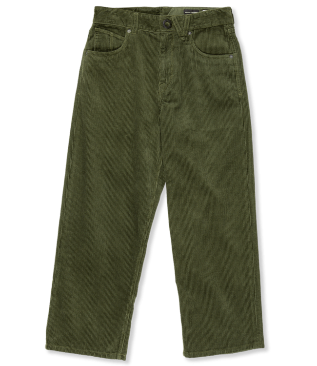 VOLCOM Billow Corduroy - Squadron Green