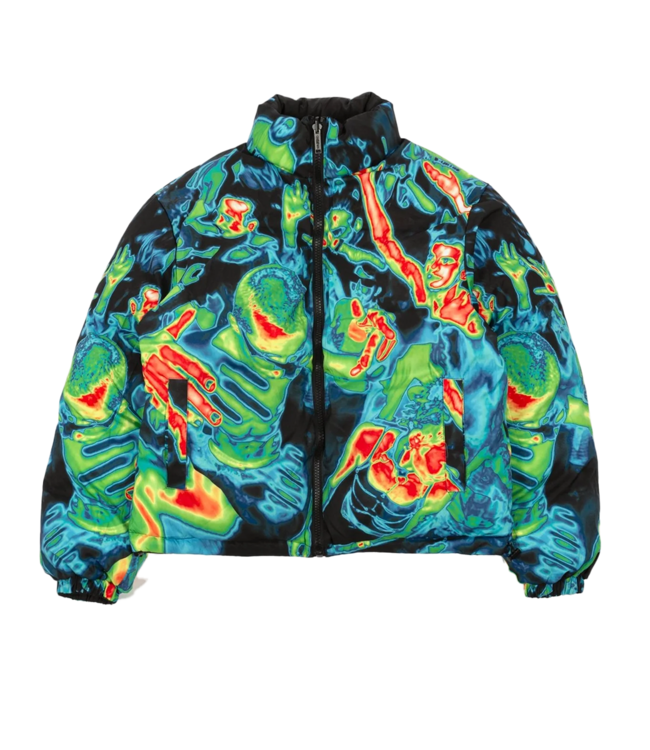 WASTED PARIS Fusion Puffer Jacket - Black