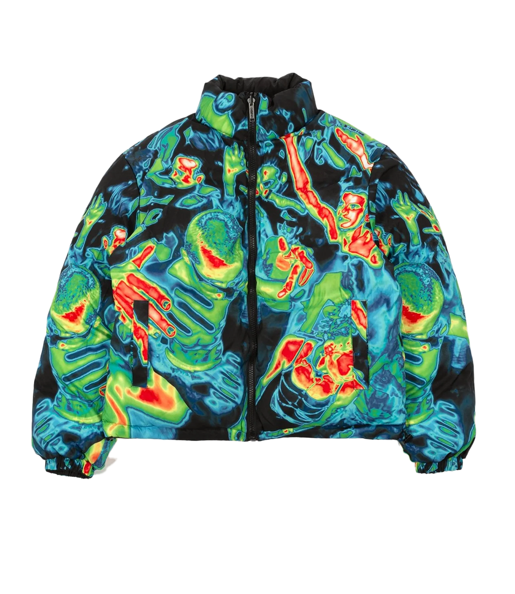 WASTED PARIS Fusion Puffer Jacket - Black