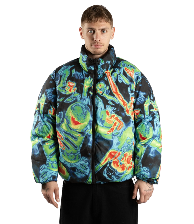 WASTED PARIS Fusion Puffer Jacket - Black
