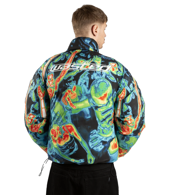 WASTED PARIS Fusion Puffer Jacket - Black