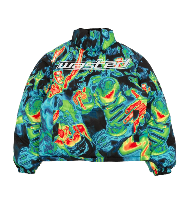 WASTED PARIS Fusion Puffer Jacket - Black