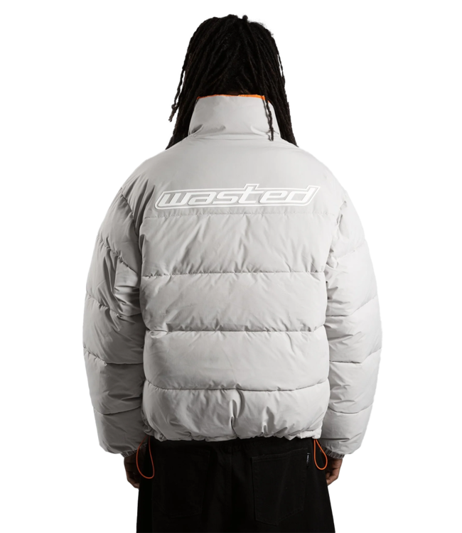 WASTED PARIS Pulse Puffer Jacket - Silver