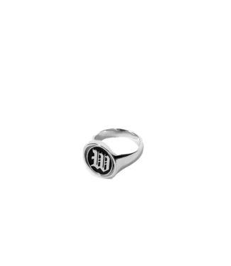 WASTED PARIS Lethal Flip Ring - Silver/Black