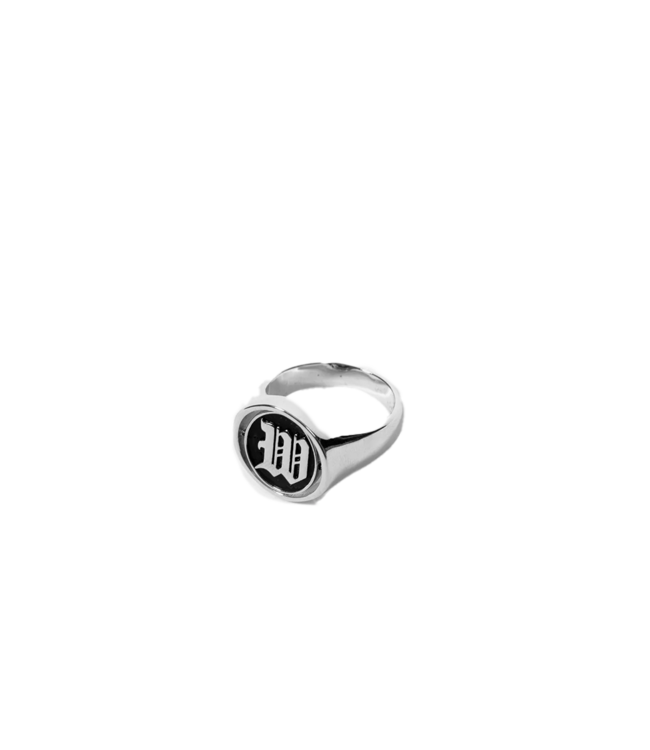 WASTED PARIS Lethal Flip Ring - Silver/Black